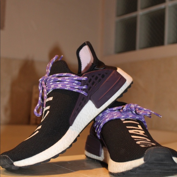 human race shoes purple